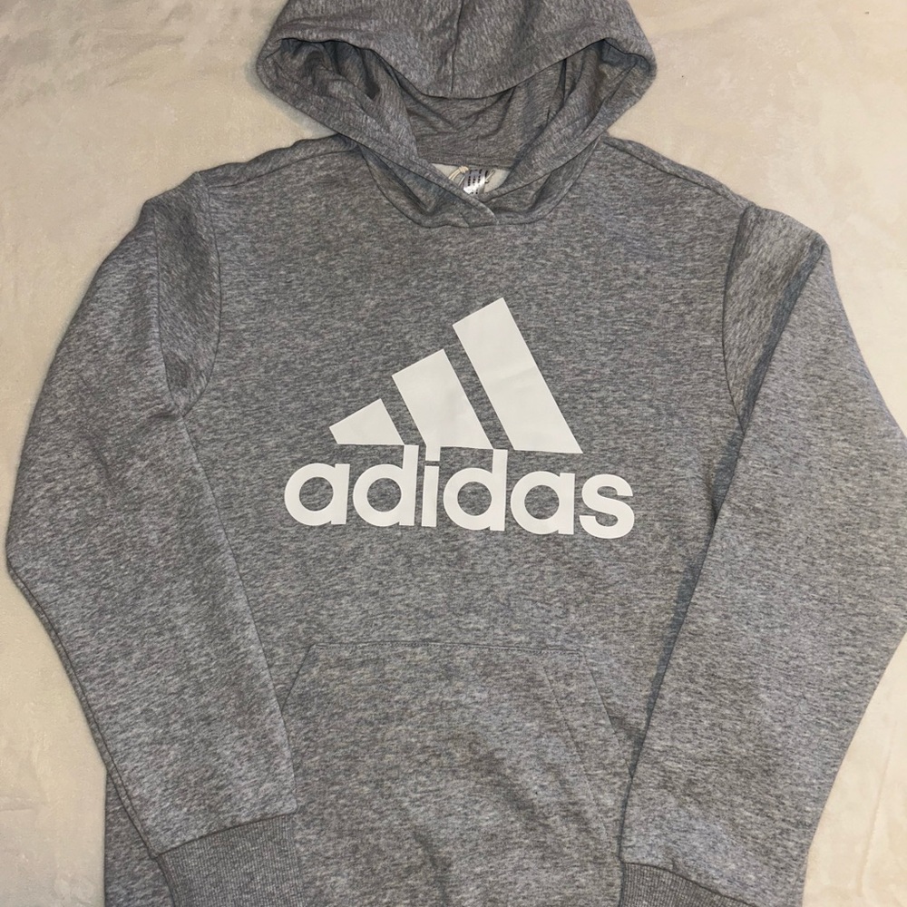 Adidas Women’s Gray Hoodie Sweater